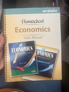 Abeka Homeschool Economics Video Manual - new
